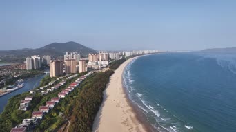 旅拍风景,美景,城市,海滨,全景,科帕卡瓦纳