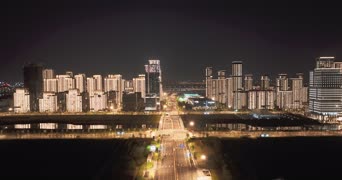 旅拍风景,配音,高楼,全景