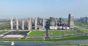旅拍风景,美景,城市,高楼,公寓