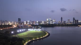 旅拍风景,配音,高楼,全景