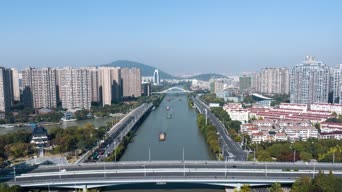 旅拍风景,城市,交通,高楼,沙燕桥