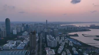 旅拍风景,城市,美景,高楼,全景