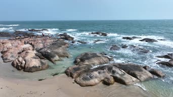 旅拍风景,大海,记录,全景
