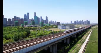 旅拍风景,美景,城市,记录,高楼,公共汽车,全景