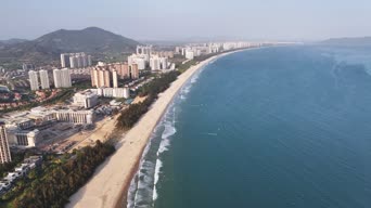 旅拍风景,美景,城市,记录,大海,高楼,海滨,全景,科帕卡瓦纳,Oak Street Beach