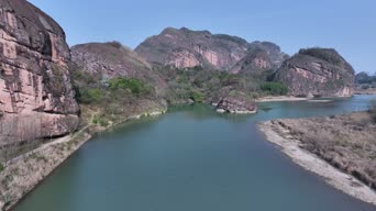 旅拍风景,美景,记录,大自然,龟,全景,武夷山九曲溪