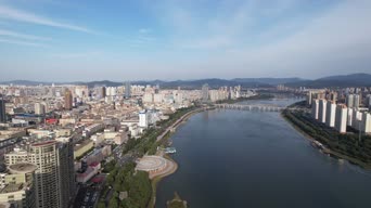 旅拍风景,美景,旅拍,城市,高楼,全景