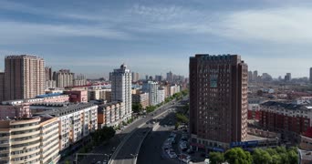 旅拍风景,城市,vlog,美景,高楼,城市,全景
