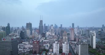 旅拍风景,配音,高楼,全景