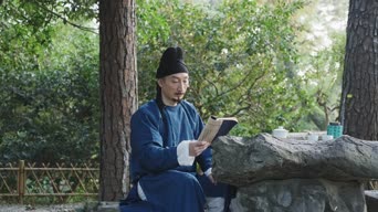配音,衣服,树木,植物,阅读,全景