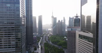 旅拍风景,城市,美景,高楼,全景