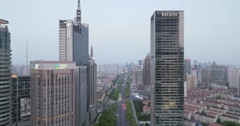 旅拍风景,城市,美景,高楼,高楼大厦,城市,全景