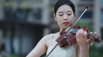 乐器演奏,照片,衣服,弹小提琴,全景