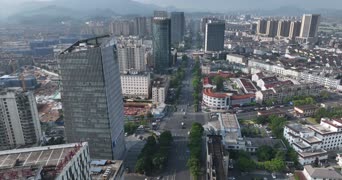 旅拍风景,美景,知识,配音,高楼,城市,全景