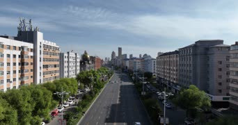 旅拍风景,配音,知识,高楼,街道,城市,全景