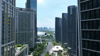 旅拍风景,美景,高楼,公寓,高楼大厦,全景