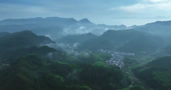 旅拍风景,配音,山峰,全景