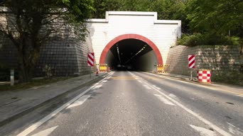 旅拍风景,车讯,隧道,全景