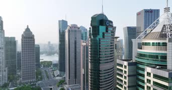 旅拍风景,美景,城市,高楼,高楼大厦,全景