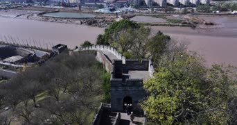 旅拍风景,美景,大自然,火车,树木,植物,全景