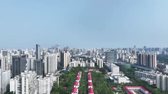 旅拍风景,城市,美景,歌曲演唱,高楼,全景,九龙公园