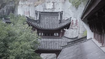 旅拍风景,四合院,古风,树木,植物,全景
