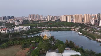 旅拍风景,美景,旅拍,大自然,城市,高楼,树木,全景