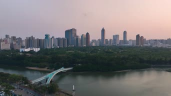 旅拍风景,美景,城市,高楼,城市,全景