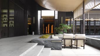 旅拍风景,室内设计,别墅,四合院,桌子,全景