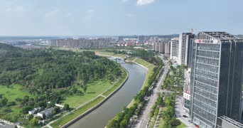 旅拍风景,城市,美景,高楼,全景