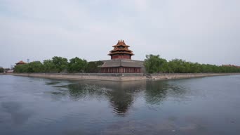 旅拍风景,美景,记录,大自然,树木,全景,故宫博物院-角楼