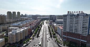 旅拍风景,配音,知识,高楼,城市,全景