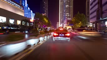日常生活,配音,车,高楼,树木,城市,街道,宏基,百盛,全景,万达