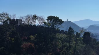 旅拍风景,美景,大自然,神曲,树木,植物,高楼,山峰,全景,摩耶山,Monserrate,Mount Nagamine