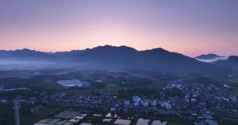 旅拍风景,美景,旅拍,大自然,树木,山峰,全景