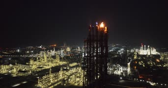 旅拍风景,夜景,高楼,树木,高楼大厦,全景,4月25日大桥
