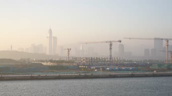 城市,美景,高楼,全景