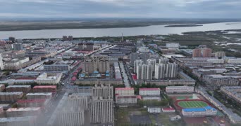 旅拍风景,美景,城市,高楼,村落,全景
