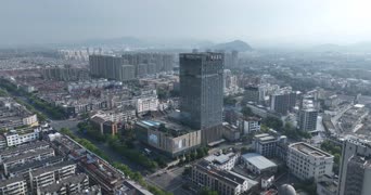 旅拍风景,配音,知识,高楼,城市,全景