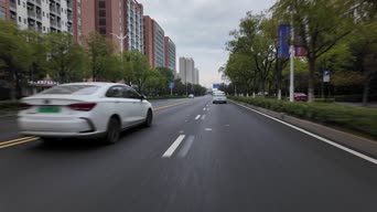 日常生活,旅拍,配音,树木,人行横道,全景