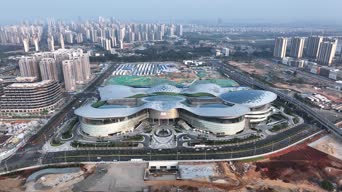 旅拍风景,旅拍,城市,神曲,高楼,全景,迪拜市中心阿德里斯酒店