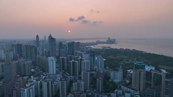 旅拍风景,美景,配音,城市,高楼,高楼大厦,全景