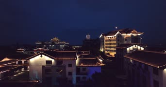 旅拍风景,夜景,美景,记录,城市,全景