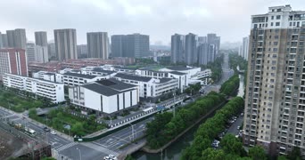 旅拍风景,城市,美景,高楼,城市