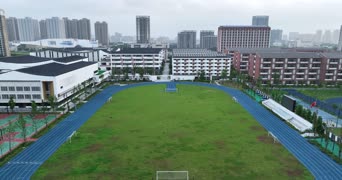 旅拍风景,城市,高楼,全景