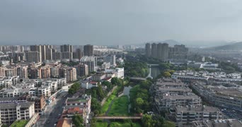 旅拍风景,配音,知识,高楼,城市,全景