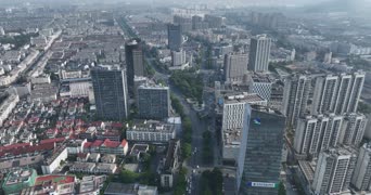 旅拍风景,美景,城市,高楼,高楼大厦,城市,全景