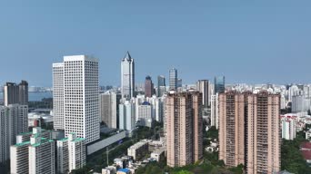 旅拍风景,城市,美景,高楼,全景