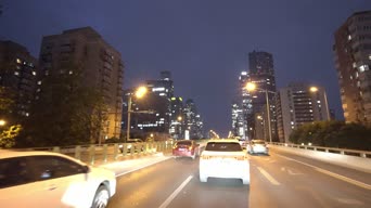 日常生活,夜景,配音,高楼,全景