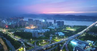 旅拍风景,城市,交通,美景,高楼
